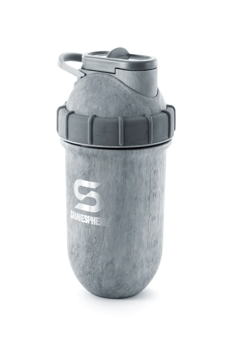 Protein shaker bottle 24.6 Fl Oz Double Wall Steel Concrete