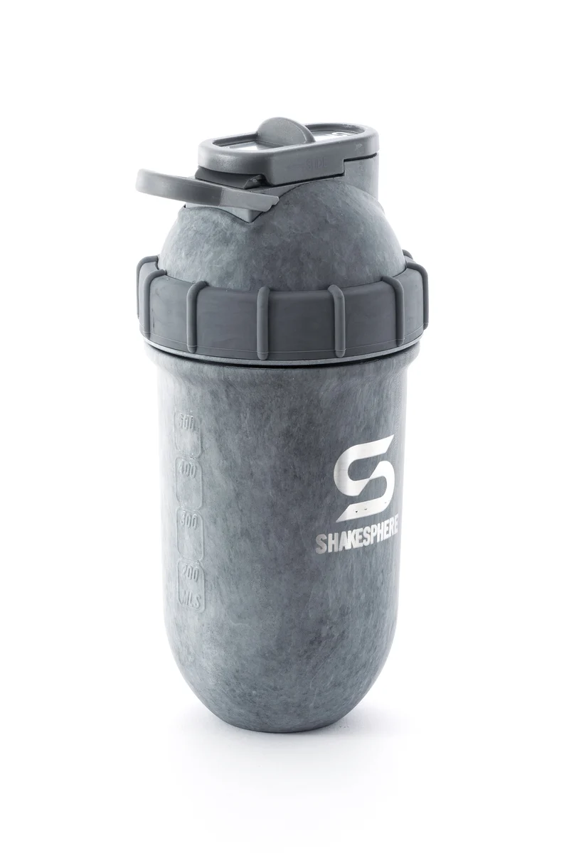 Protein shaker bottle 24.6 Fl Oz Double Wall Steel Concrete