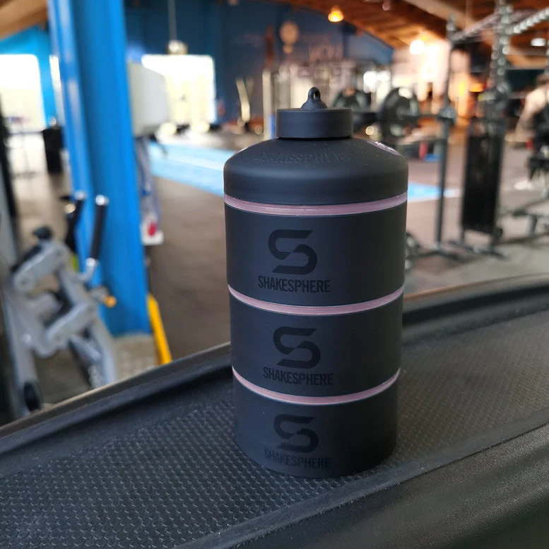 Protein Powder Stackable Storage Container 85g / 3oz, Rose Gold