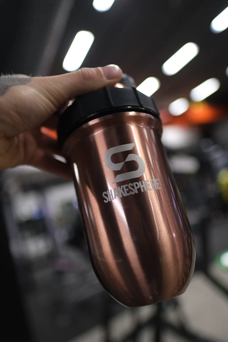 Protein shaker bottle 24.6 Fl Oz Tumbler Double Wall Steel Copper