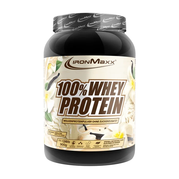 IronMaxx 100% WHEY PROTEIN, 900 g Dose