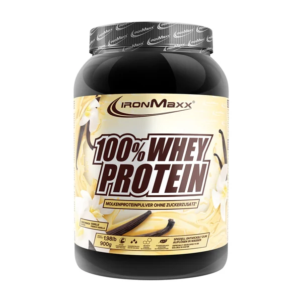 IronMaxx 100% WHEY PROTEIN, 900 g Dose