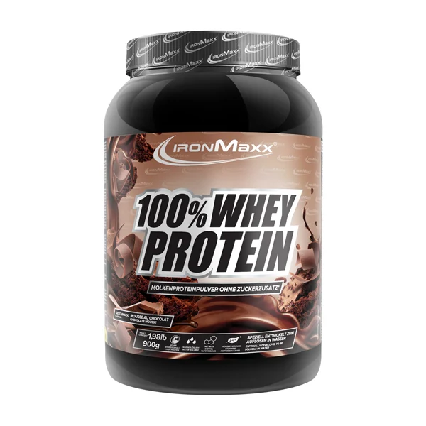 IronMaxx 100% WHEY PROTEIN, 900 g Dose