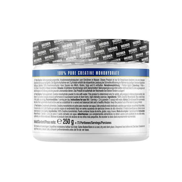Weider PURE CREATINE, 250 g Dose
