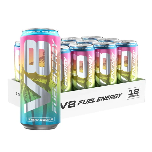 Vast V8 FUEL ENERGY ZERO SUGAR, 12x 500 ml Dose