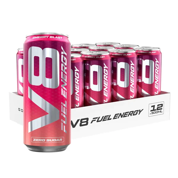 Vast V8 FUEL ENERGY ZERO SUGAR, 12x 500 ml Dose