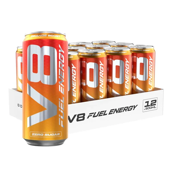 Vast V8 FUEL ENERGY ZERO SUGAR, 12x 500 ml Dose