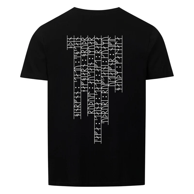 Runenrücken - Basic Shirt Unisex Backprint