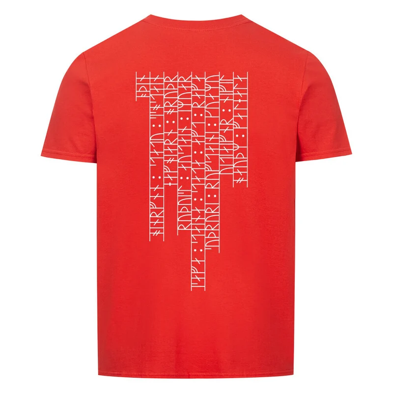 Runenrücken - Basic Shirt Unisex Backprint