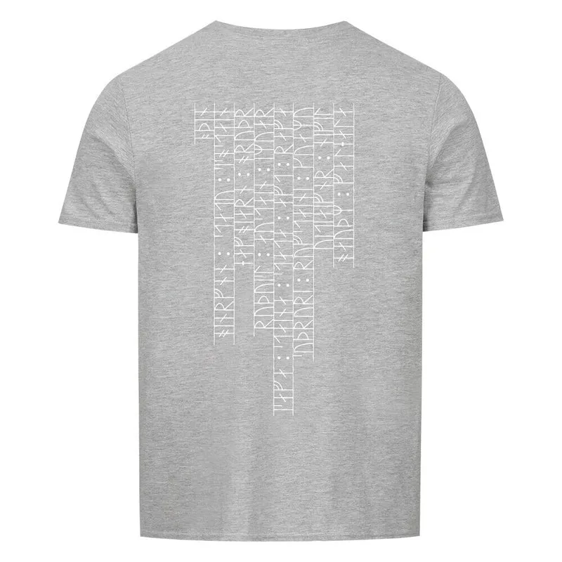 Runenrücken - Basic Shirt Unisex Backprint