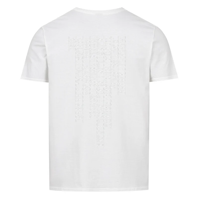 Runenrücken - Basic Shirt Unisex Backprint
