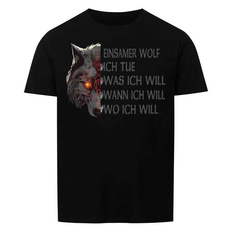 Einsamer Wolf - Basic Shirt Unisex