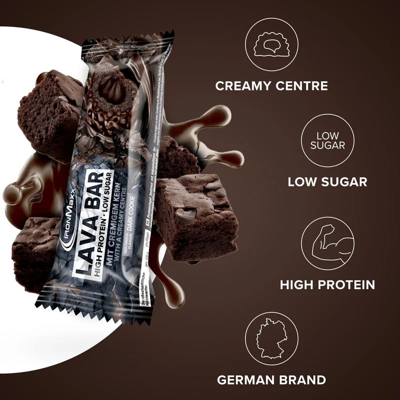 Lava Bar Protein Riegel (18x40g) - Dark Cookie