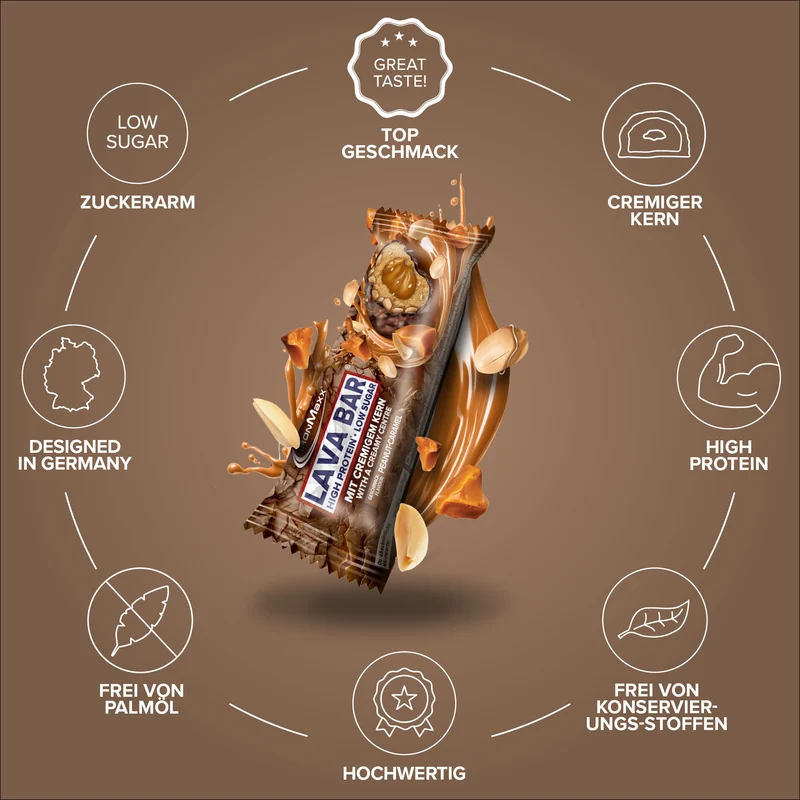 Lava Bar Protein Riegel (40g) - Peanut Caramel