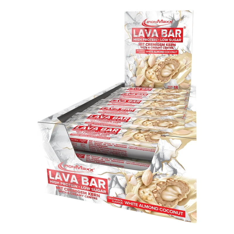 Lava Bar Protein Riegel (18x40g) - White Almond Coconut