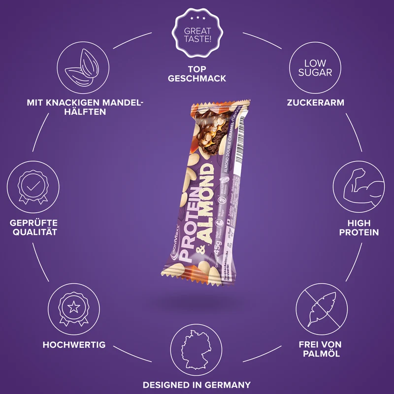 Protein & Almond (45g) - Almond Double Caramel