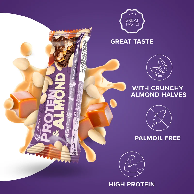 Protein & Almond (45g) - Almond Double Caramel
