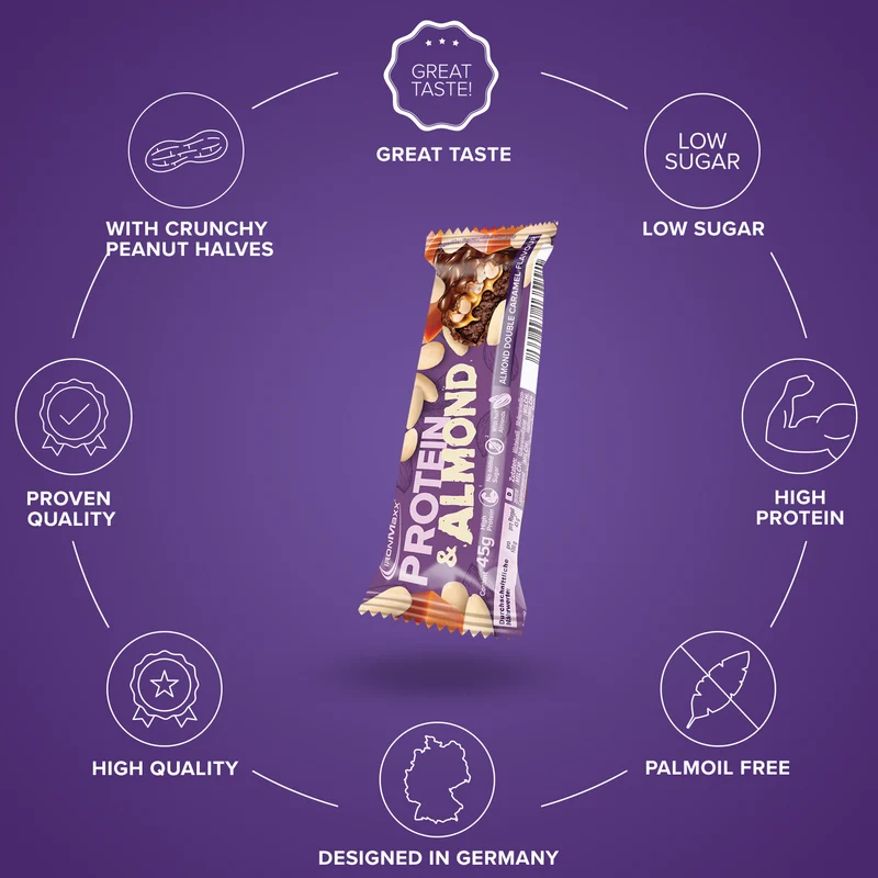 Protein & Almond (45g) - Almond Double Caramel