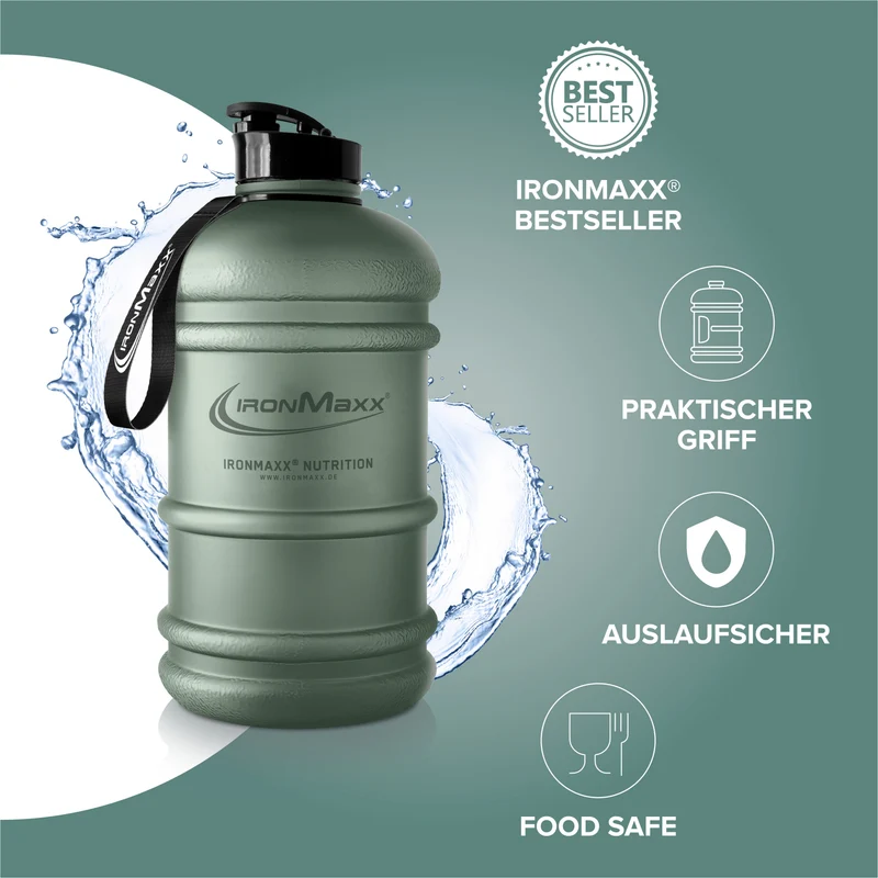 Water Gallon (2200ml) - Matt Solid Mineral Green