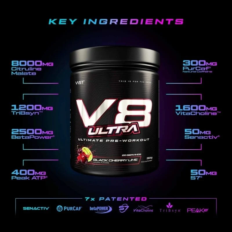 VAST Sports V8 Ultra Ultimate Preworkout