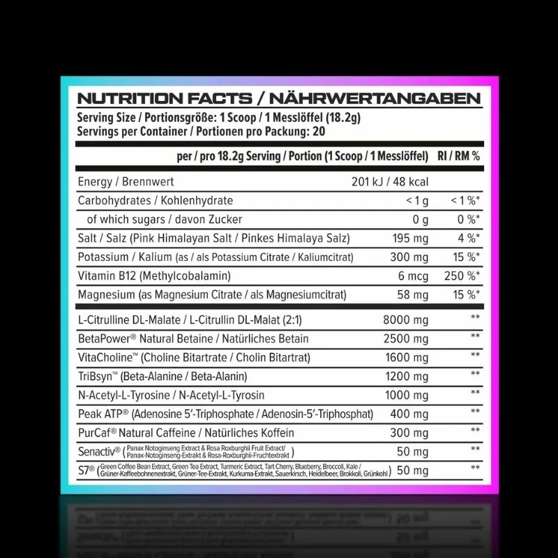 VAST Sports V8 Ultra Ultimate Preworkout