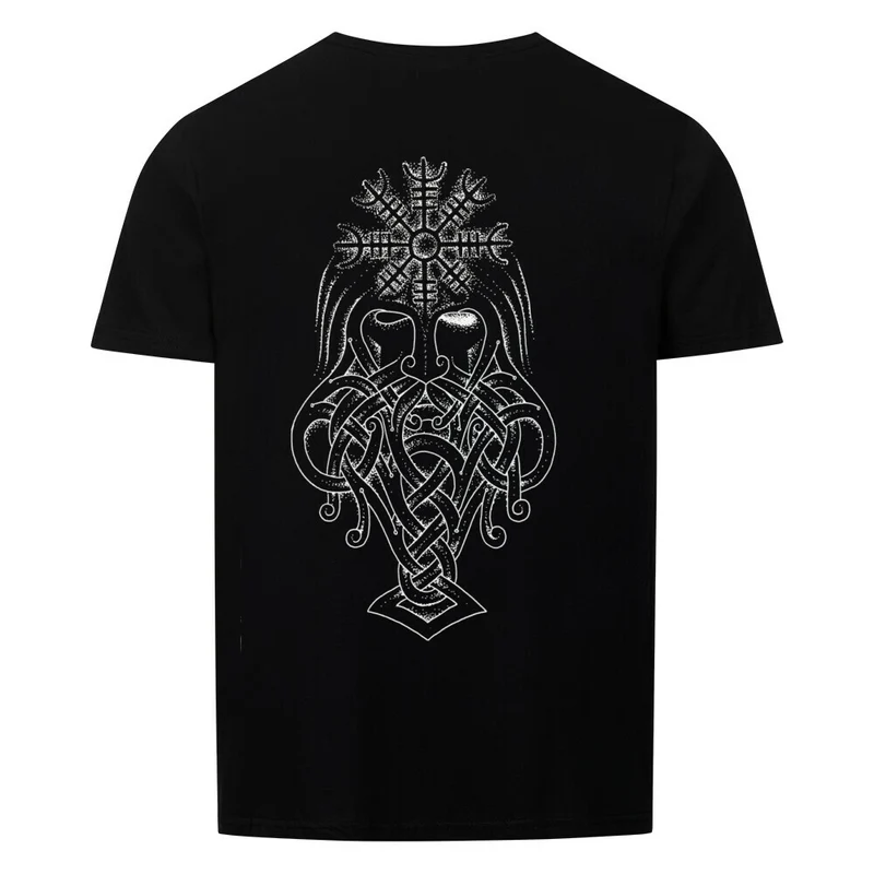 Aegishjalmur - Basic Shirt Unisex Backprint