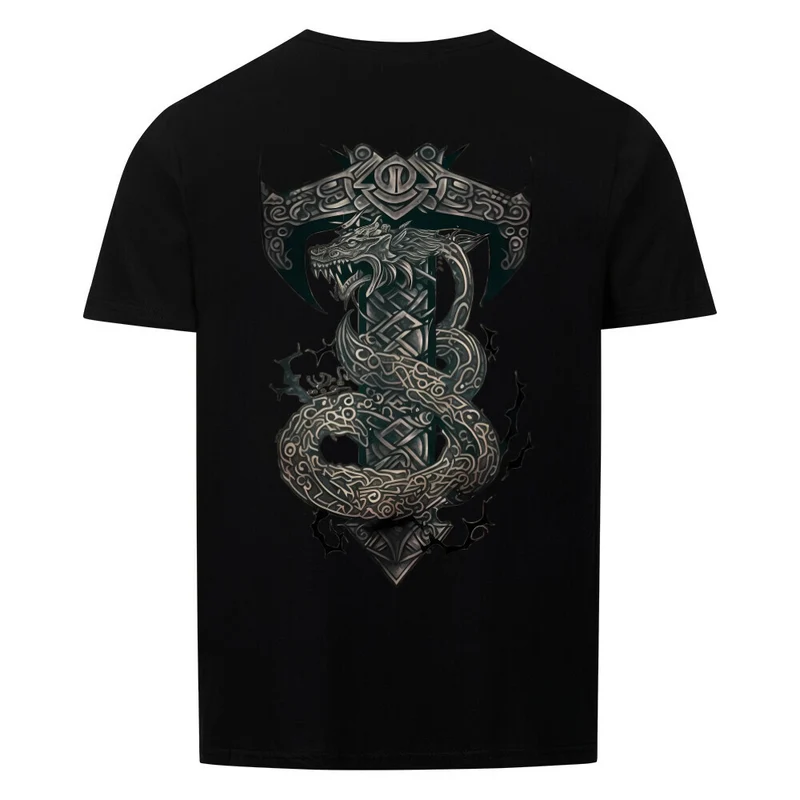 Mjölnir - Basic Shirt Unisex Backprint