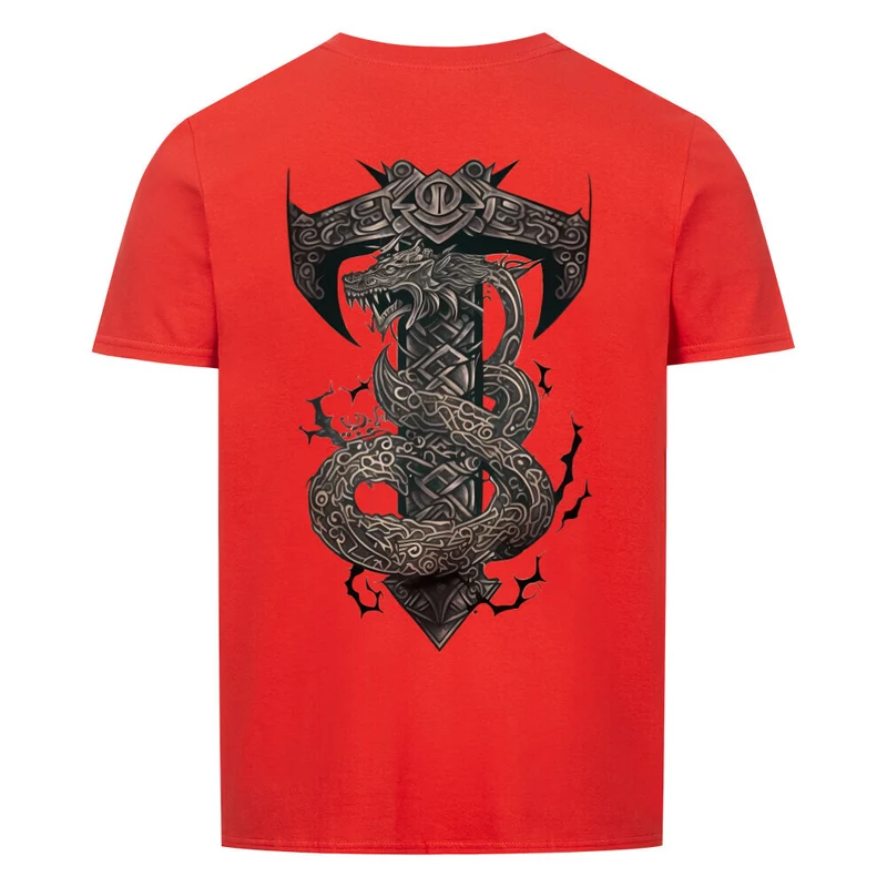 Mjölnir - Basic Shirt Unisex Backprint