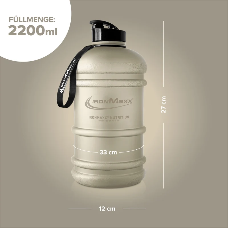 Water Gallon (2200ml) - Matt Solid Sandstone Beige