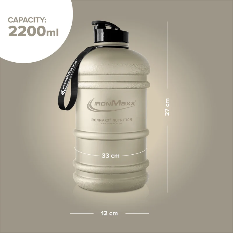 Water Gallon (2200ml) - Matt Solid Sandstone Beige