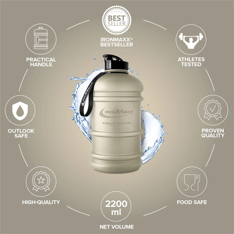 Water Gallon (2200ml) - Matt Solid Sandstone Beige