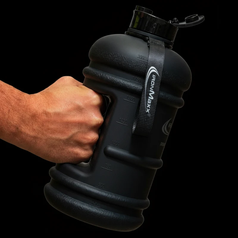Water Gallon (2200ml) - Matt Solid Deep Black