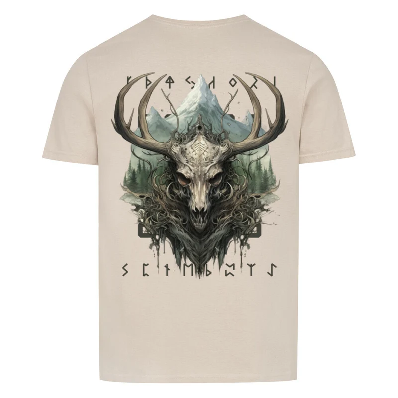 Eikthyrnir - Basic Shirt Unisex Backprint