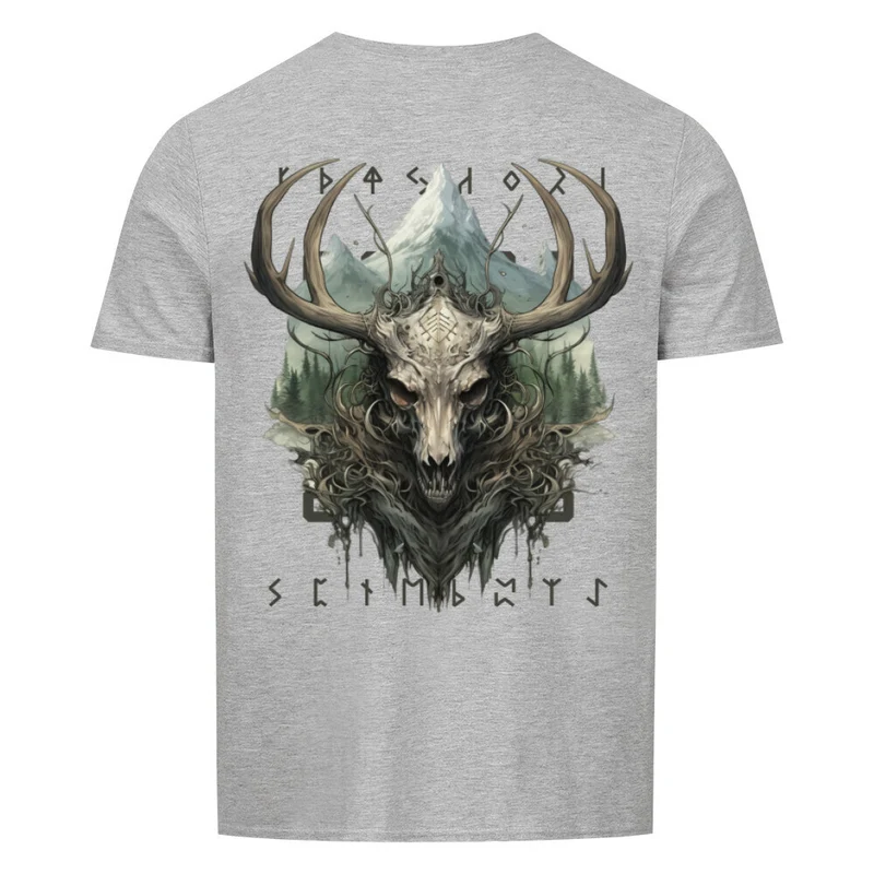 Eikthyrnir - Basic Shirt Unisex Backprint