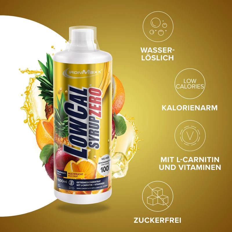 LowCal Syrup Zero (1000ml) - Multifrucht