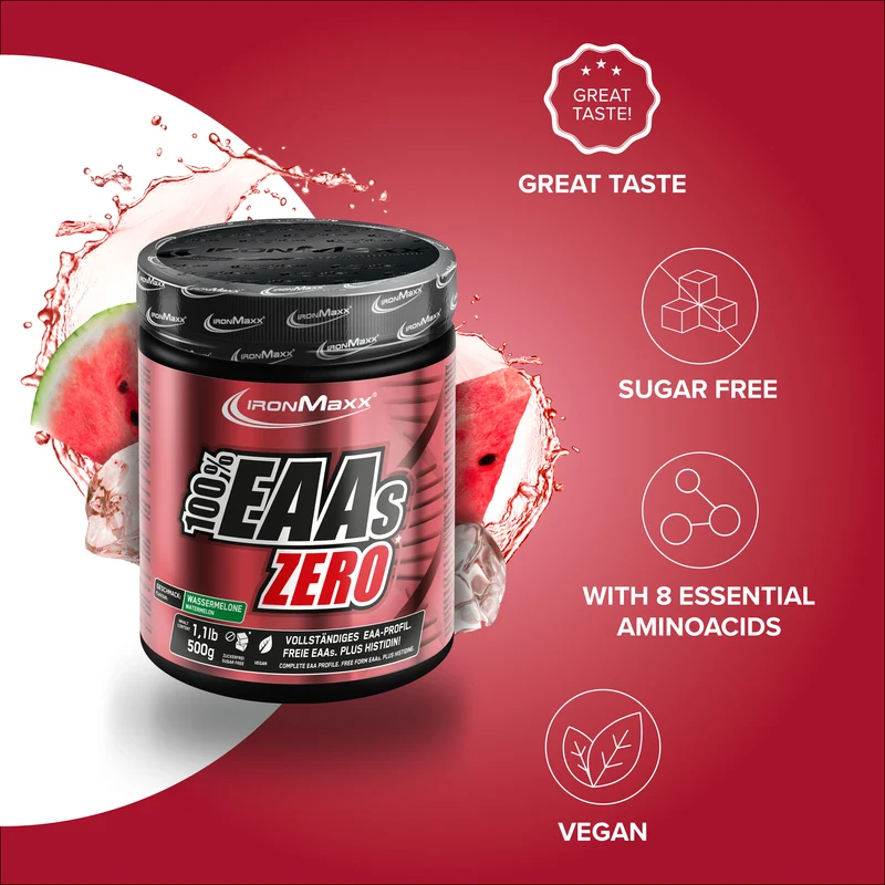100% EAAs Zero (500g) - Wassermelone