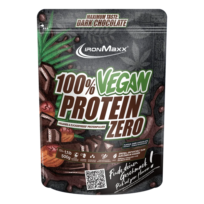 100% Vegan Protein Zero (500g) - Dark Chocolate
