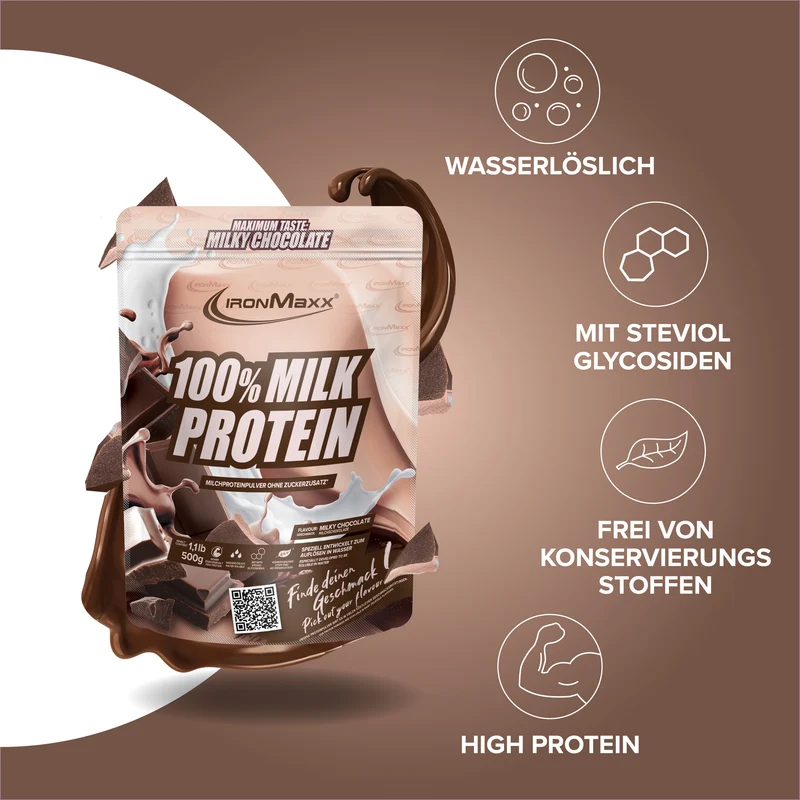 100% Milk-Protein (500g) - Milky Chocolate