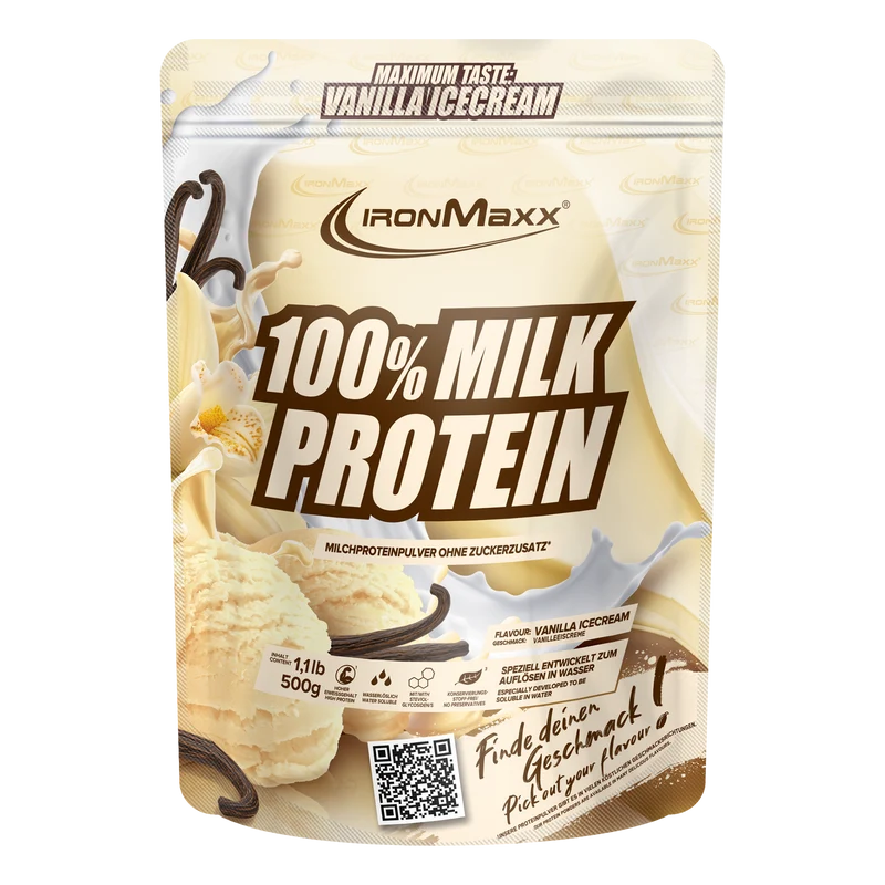 100% Milk-Protein (500g) - Vanilla Ice Cream