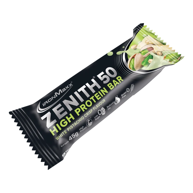 ZENITH® 50 Protein Riegel (45g) - White Pistachio Crisp
