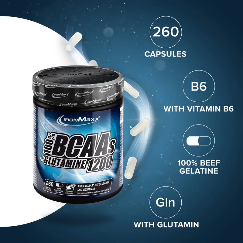 BCAAs + Glutamin 1200 - 260 Tricaps®