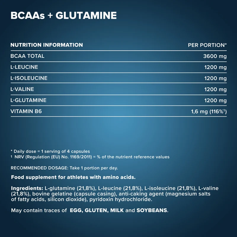 BCAAs + Glutamin 1200 - 260 Tricaps®