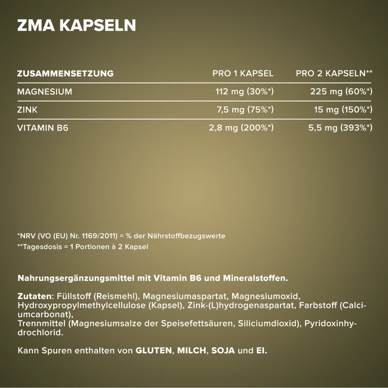 ZMA - 100 Kapseln