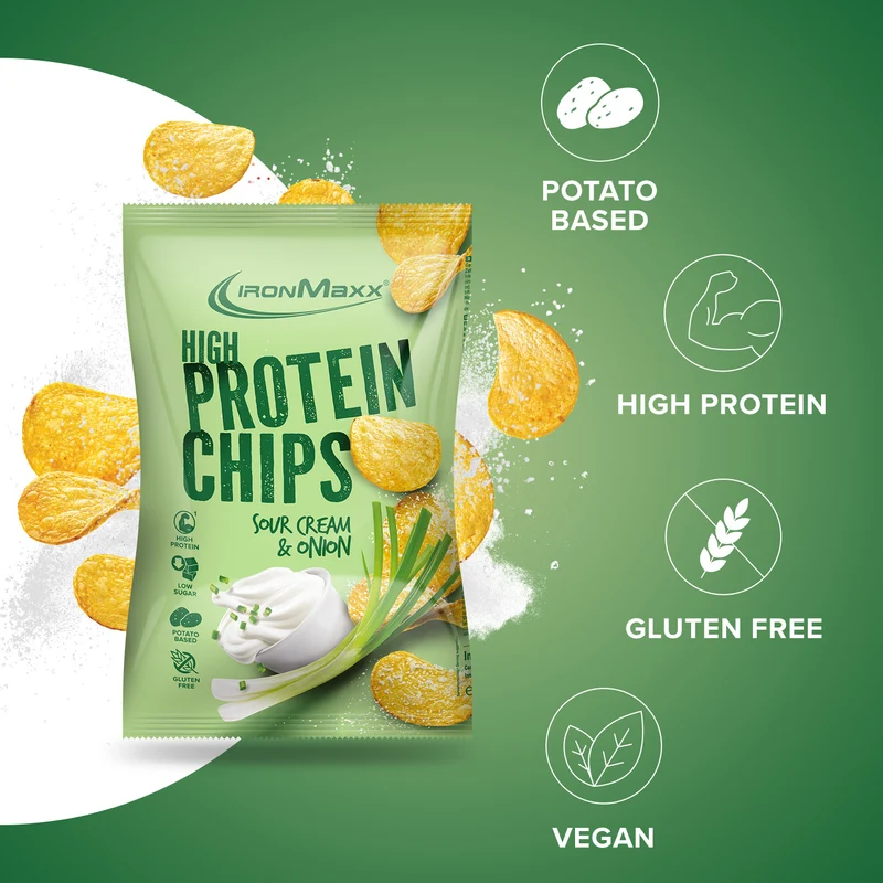 High Protein Potato Chips (60g) - Sour Cream & Onion