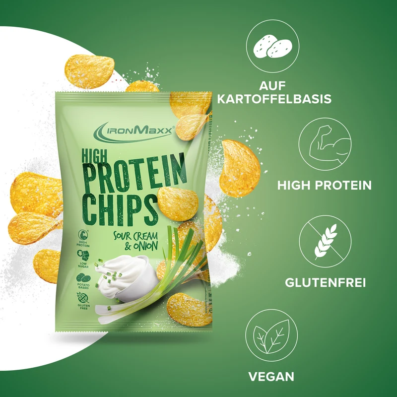 High Protein Potato Chips (60g) - Sour Cream & Onion