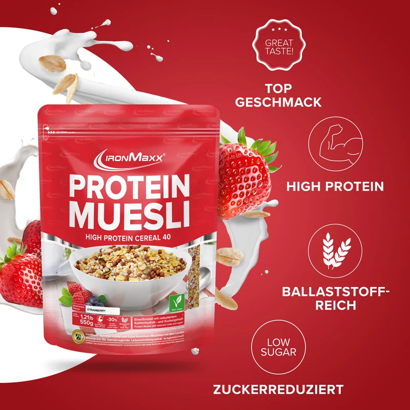 Protein Müsli (550g) - Erdbeere