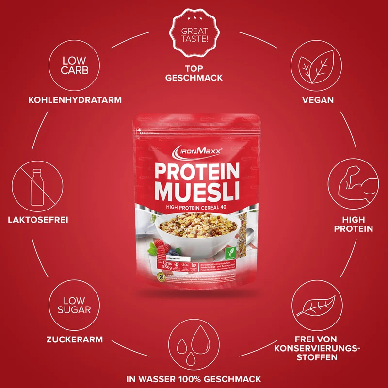 Protein Müsli (550g) - Erdbeere