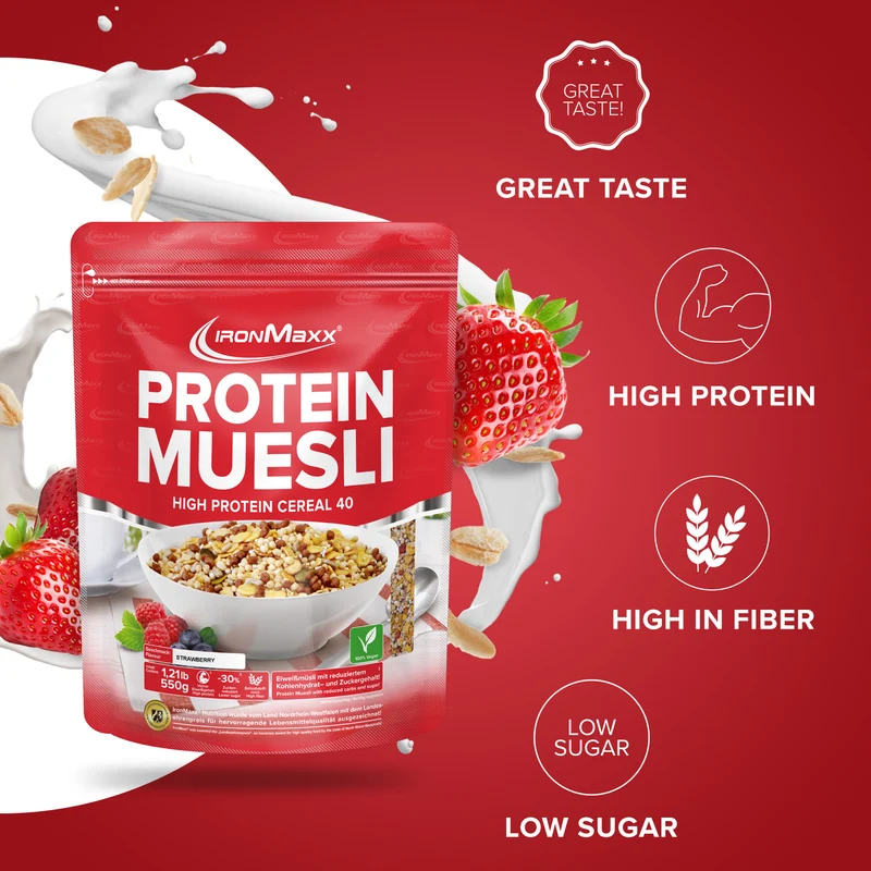 Protein Müsli (550g) - Erdbeere