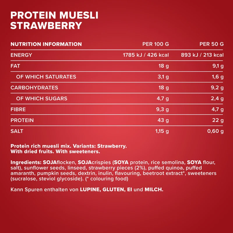 Protein Müsli (550g) - Erdbeere