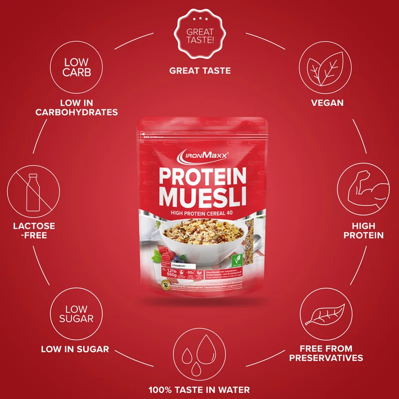 Protein Müsli (550g) - Erdbeere
